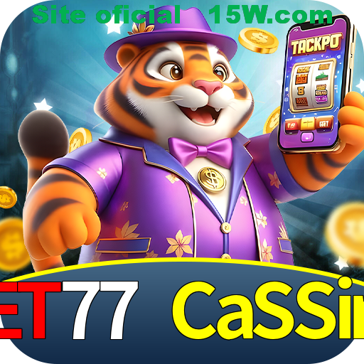 Imagem promocional da Bet77 CaSSino mostrando a plataforma e suas vantagens